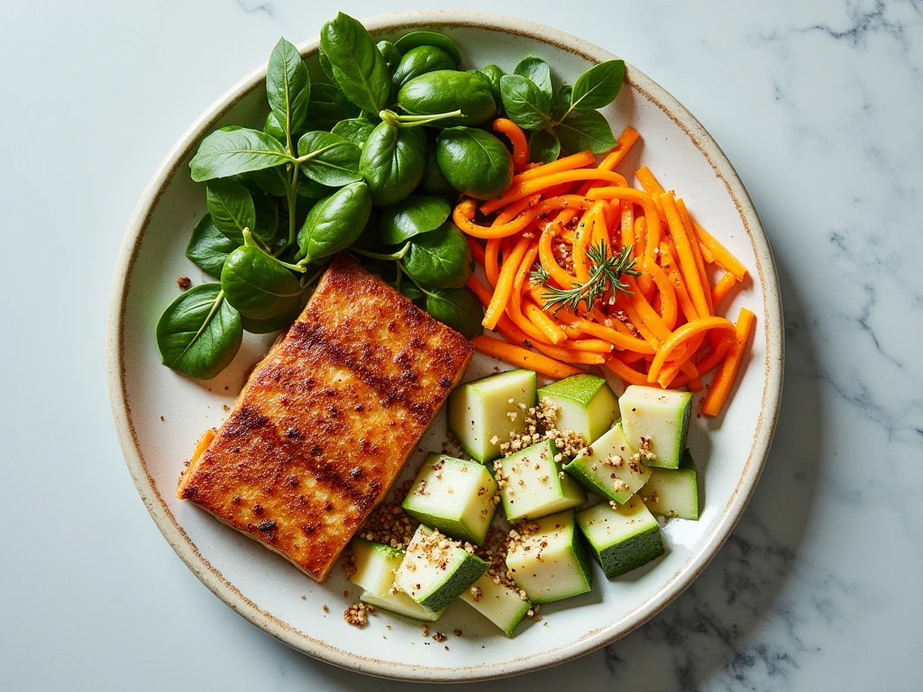Pastel bowl illustration emphasising fresh ingredients